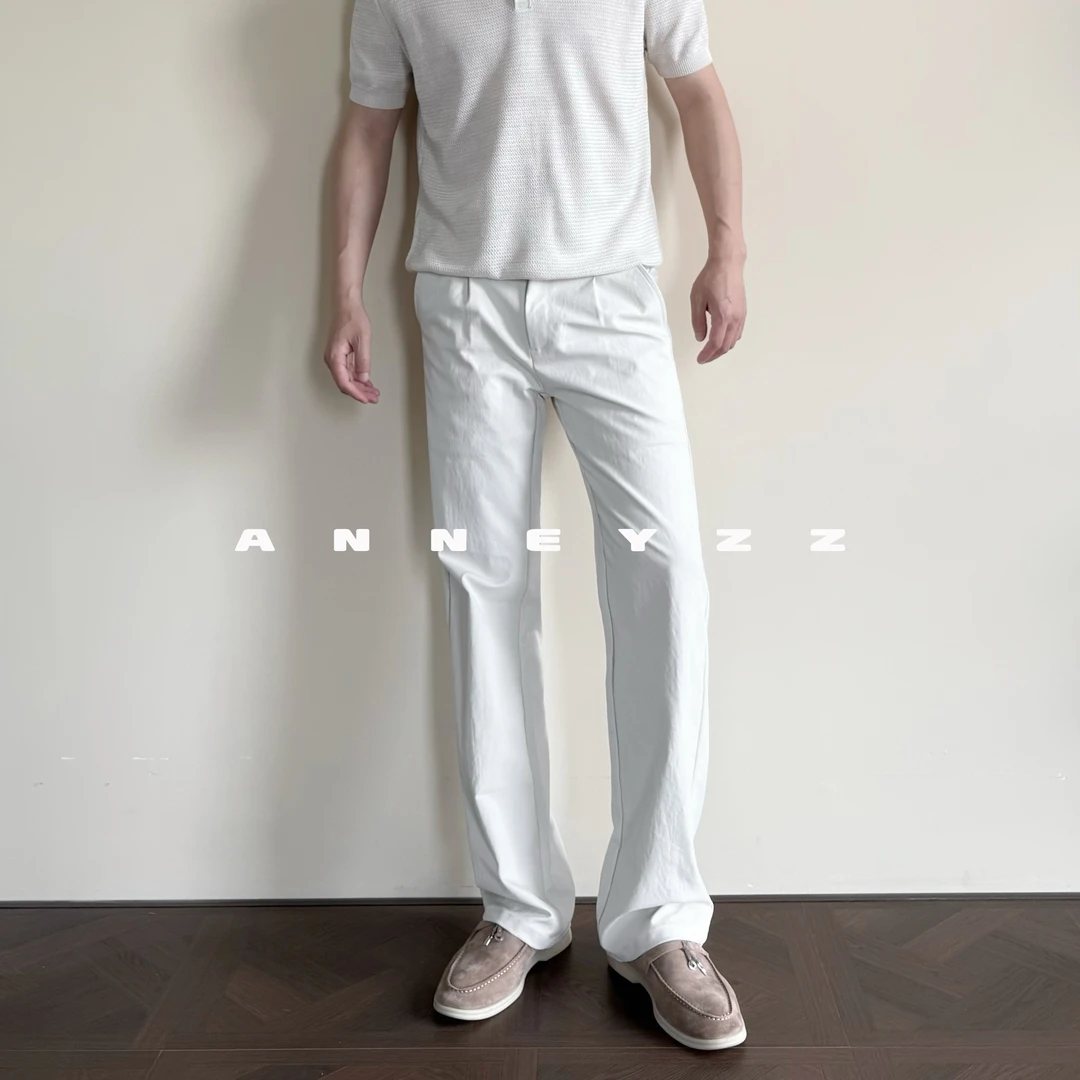 AnnEyzz知易-“口粮通勤裤”！巨便宜！日常百搭纯色老钱简约休闲裤