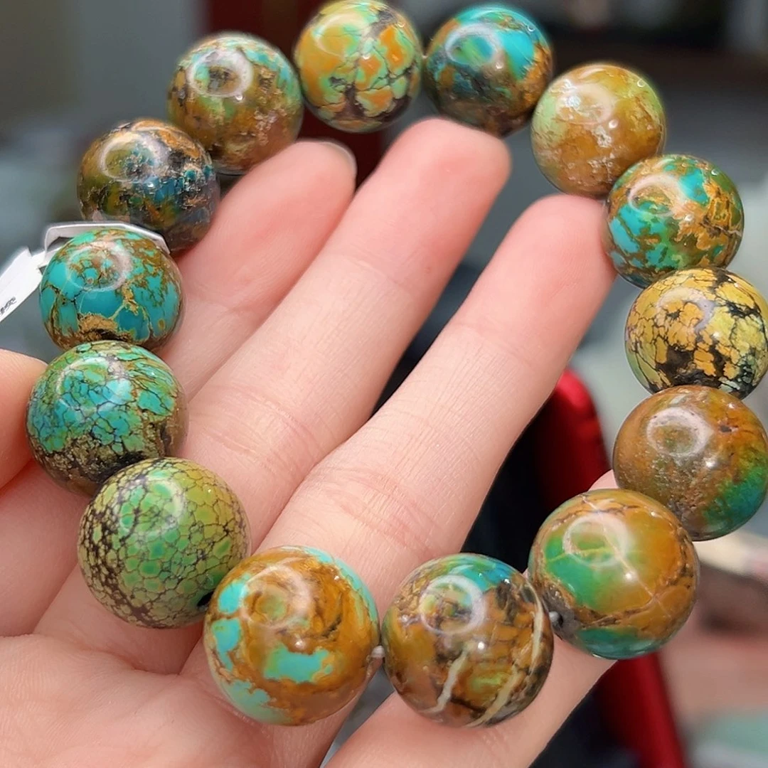 绿松石珠宝奇石未镶嵌壶*