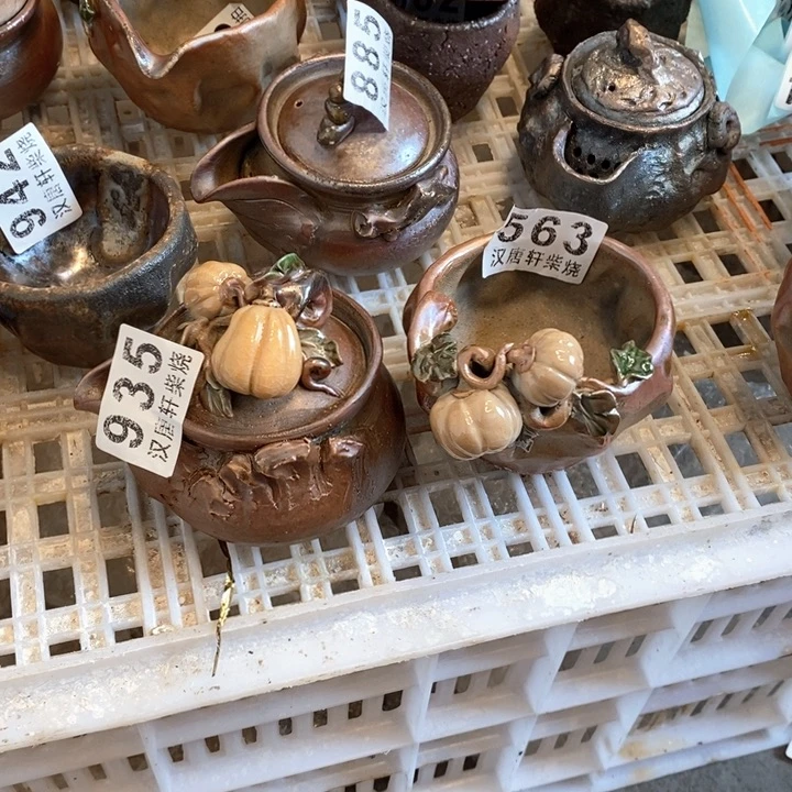 杯玲*蓉柴烧茶具的制作