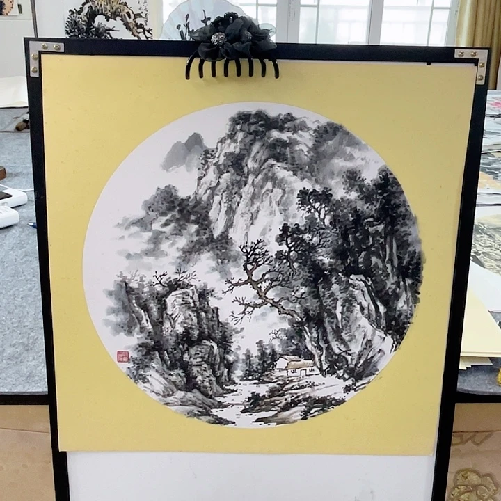 国画张圣敏先生纯手绘作品