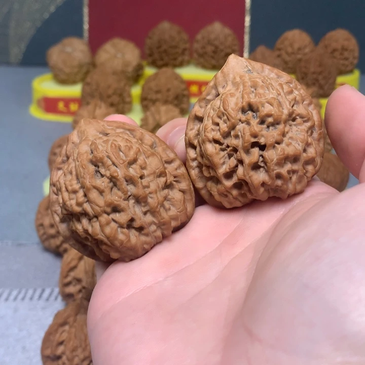 把件文玩核桃46官帽