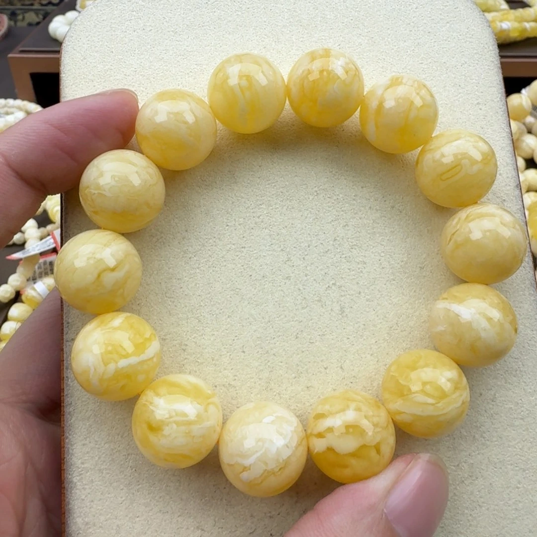 琥珀手链未镶嵌?***¥蜜蜡手串