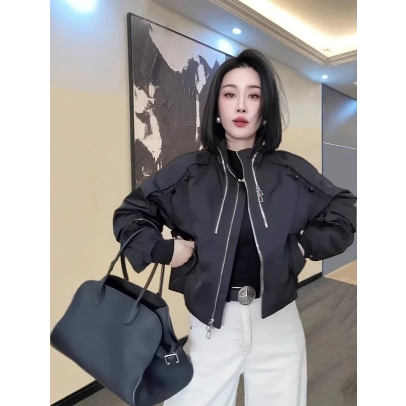 200-300斤胖mm小众炸街高级感女装新款时尚百搭显气质潮流外套女