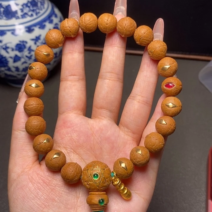 凤眼菩提手串强尼泊尔