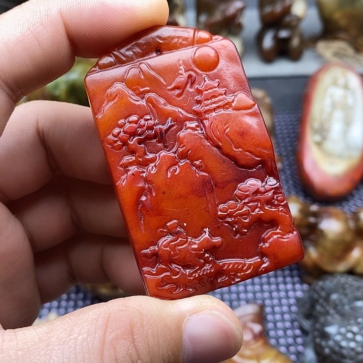 未镶嵌蛇纹石玉颈饰