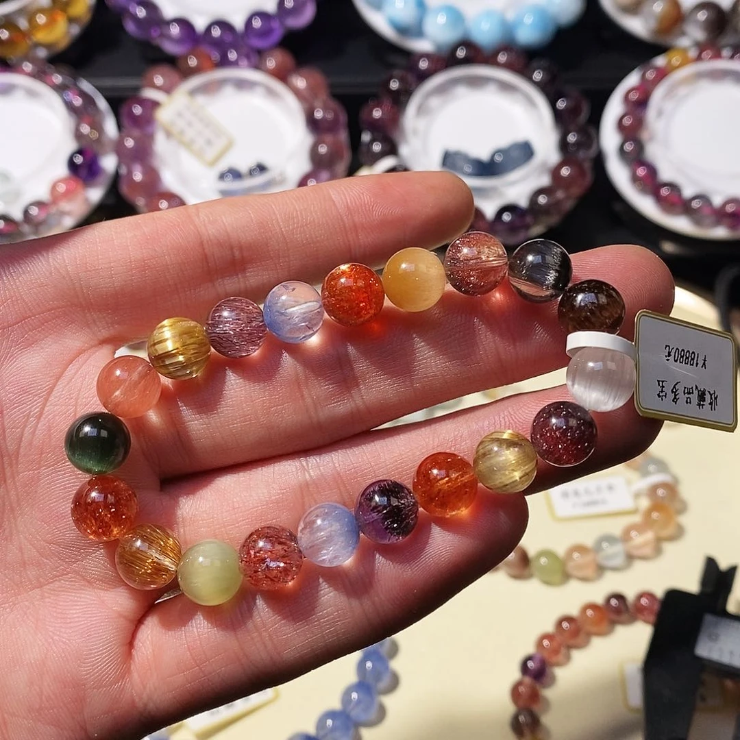 未镶嵌手链水晶多宝9.2