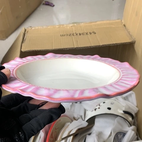 盘陶瓷制品满25拼单发货默认微瑕