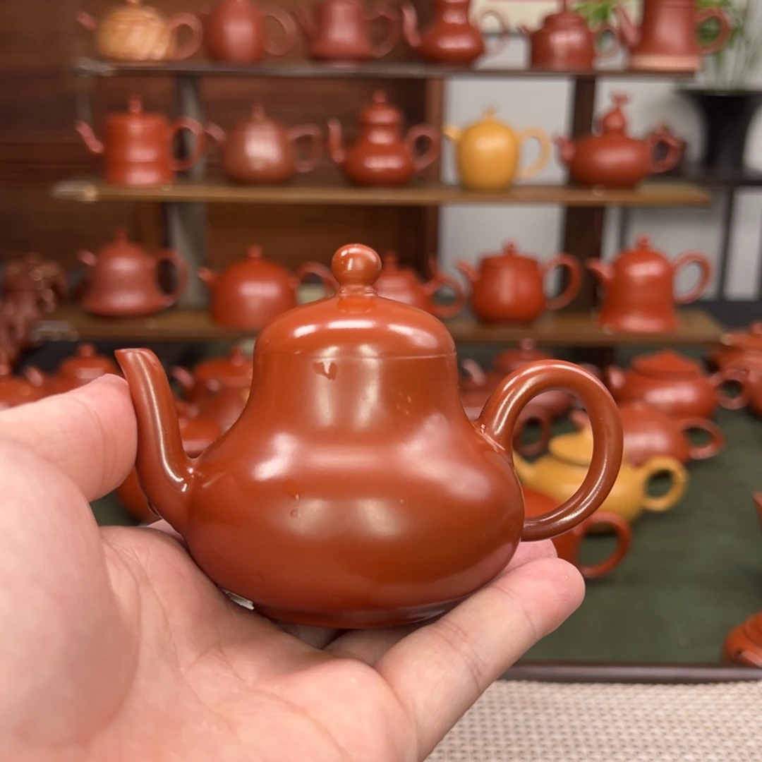 宫***紫砂茶壶潮州手拉壶