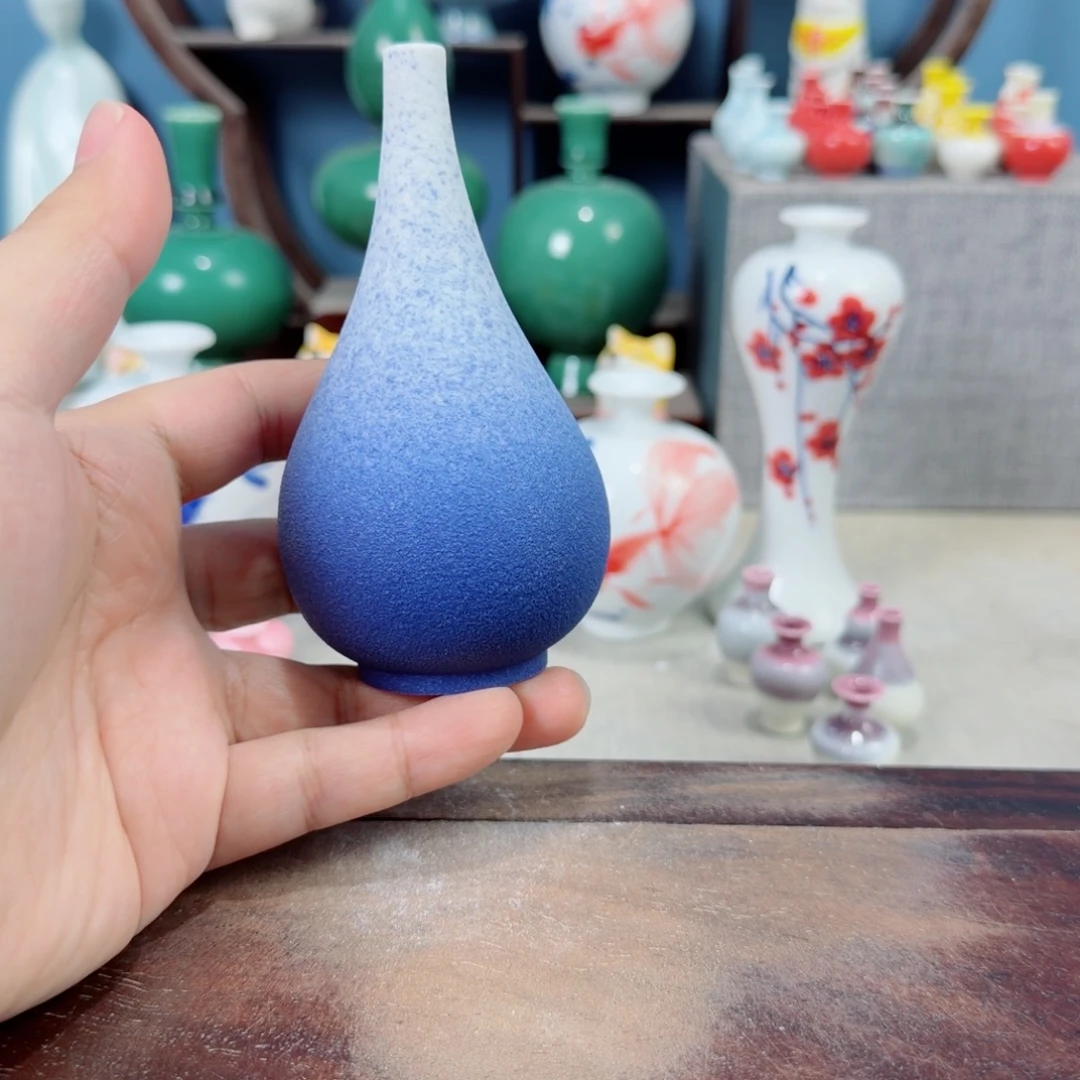 陶瓷手工小花器摆件