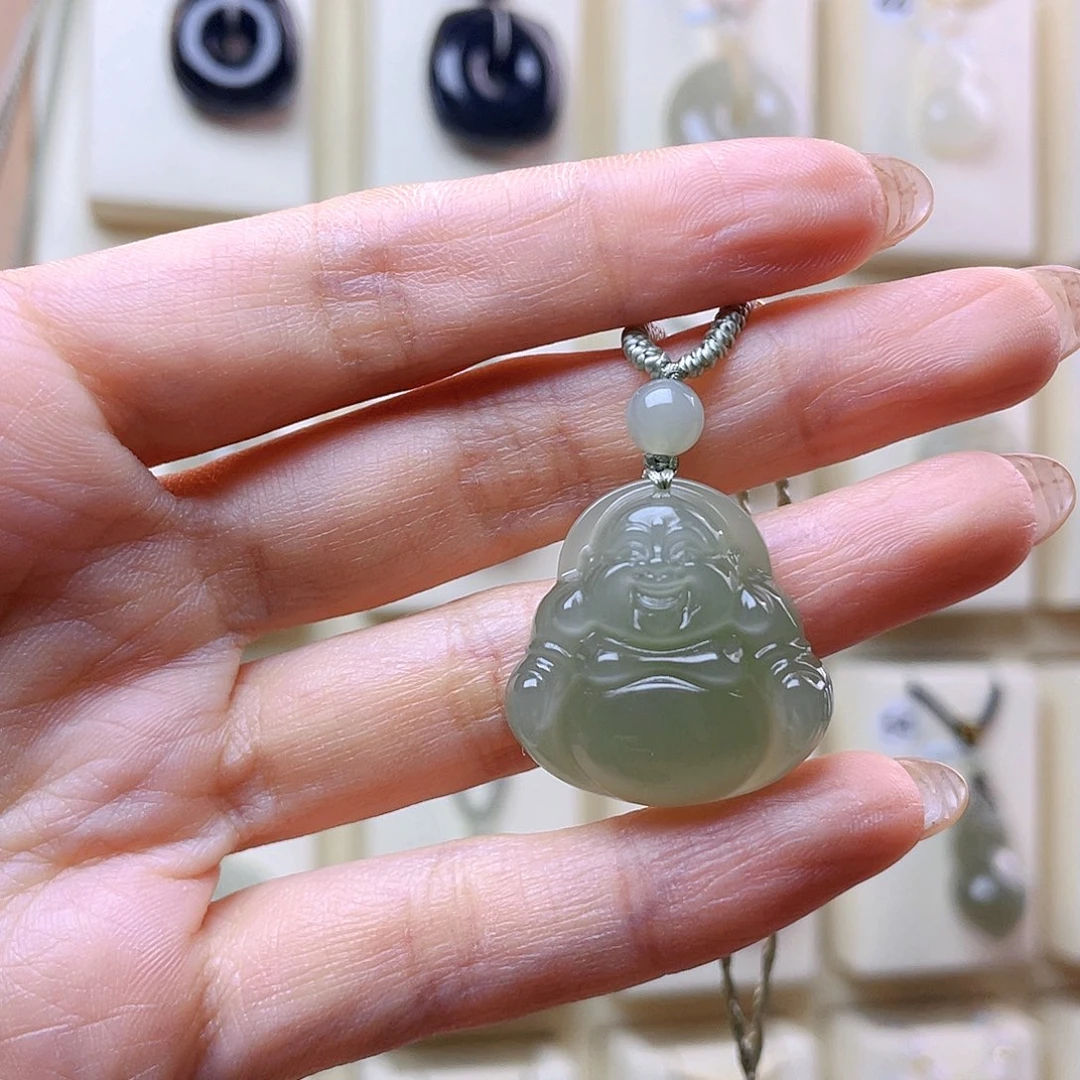 壹***壹和田玉未镶嵌吊坠(赠链)