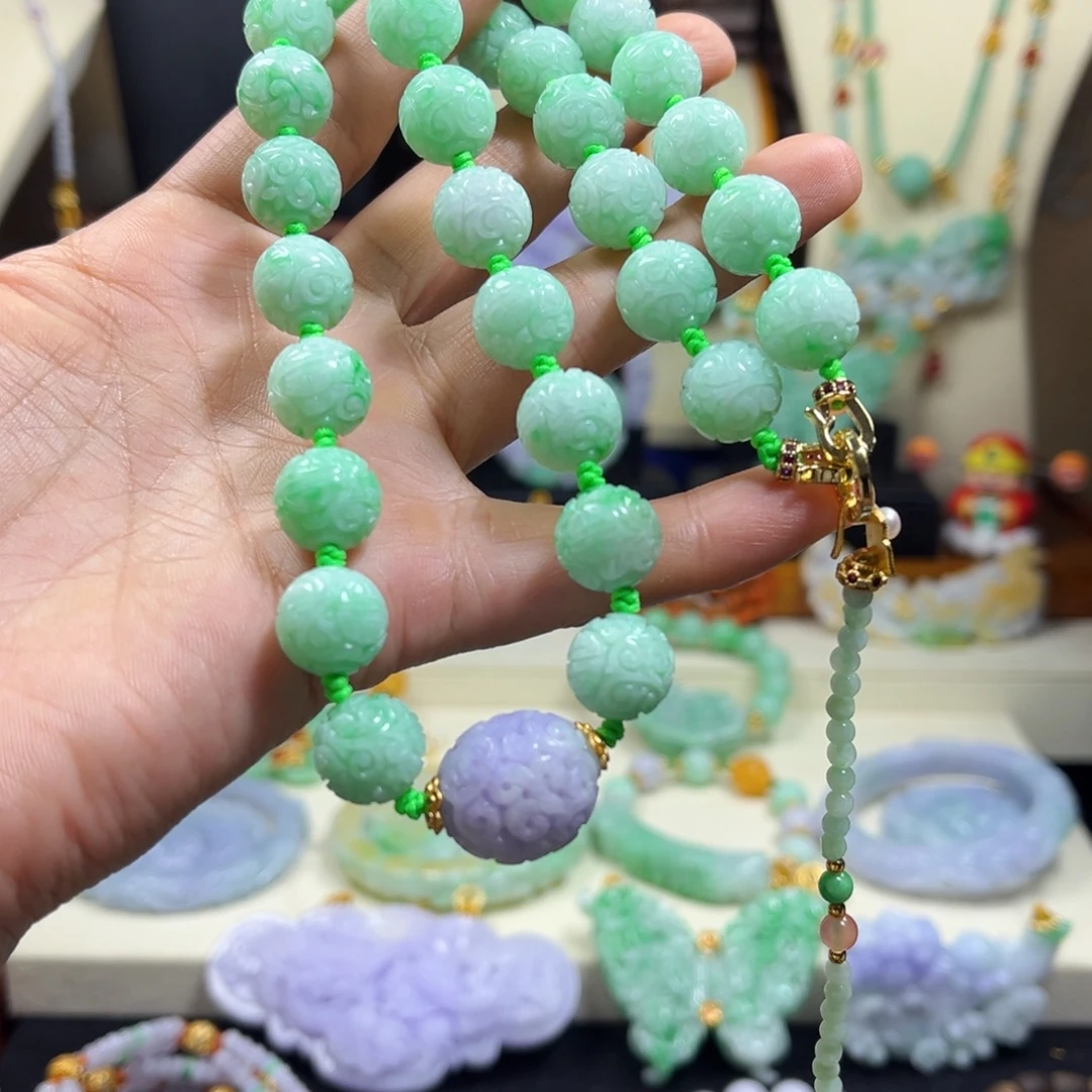 翡翠未镶嵌颈饰天然翡翠