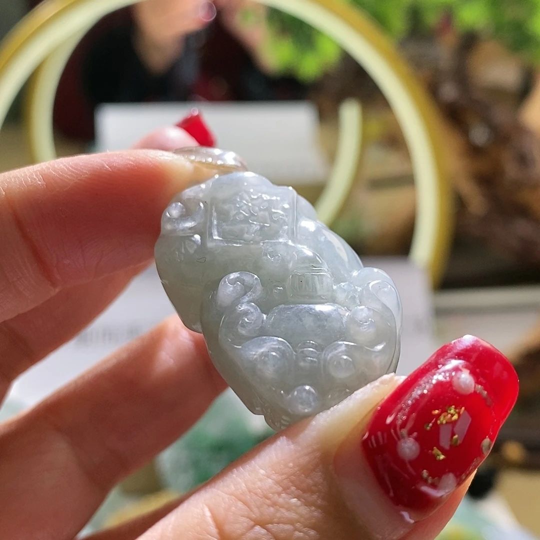 【闪购商品】翡翠颈饰未镶嵌貔貅