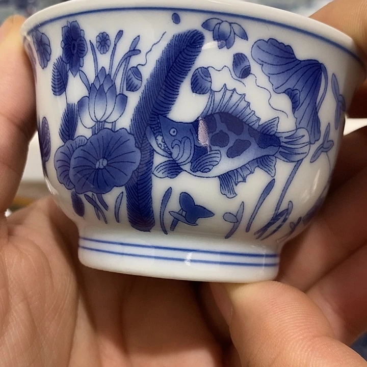 陶摆件景德镇陶瓷主人杯1233