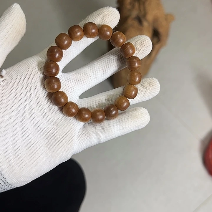 木***4檀香木手串/手链11✖️12横纹百年顶老料