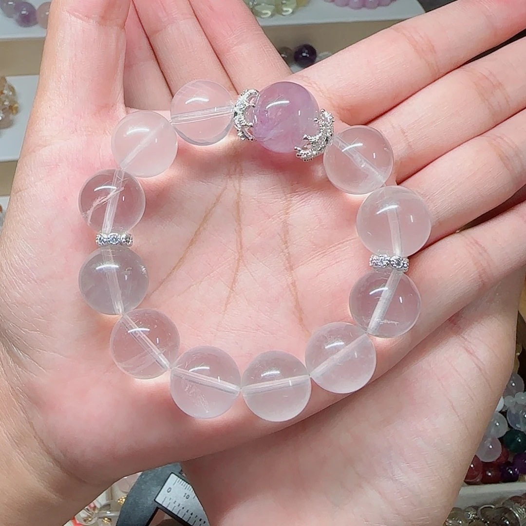 蔡****未镶嵌手串水晶紫大女主15mm