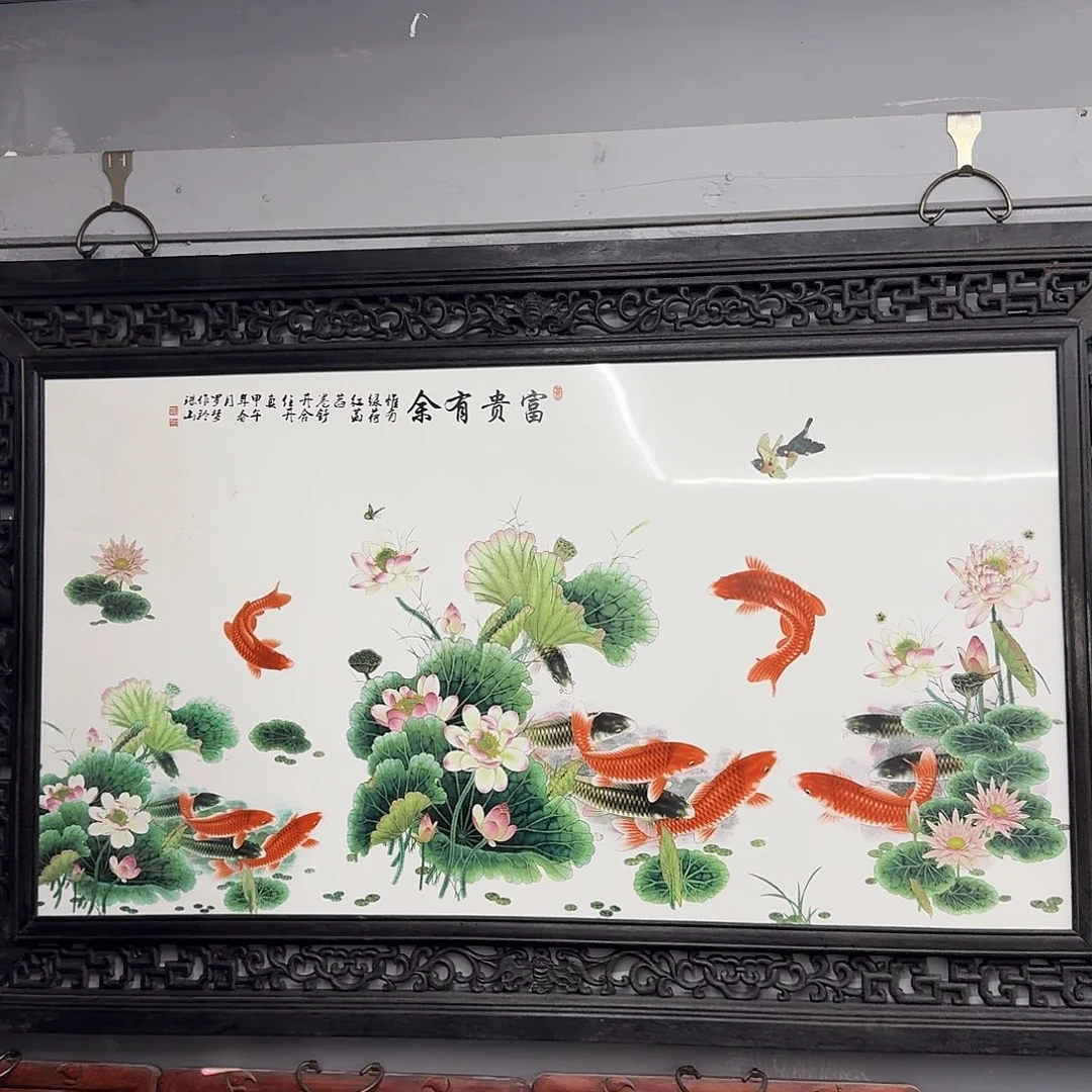 用***4瓷摆件瓷板画瓷板画