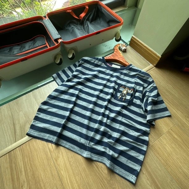 【美琪优先】棉质刺绣短袖 女士宽松圆领T恤