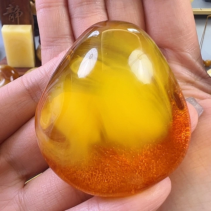 蜜蜡颈饰未镶嵌蜜蜡