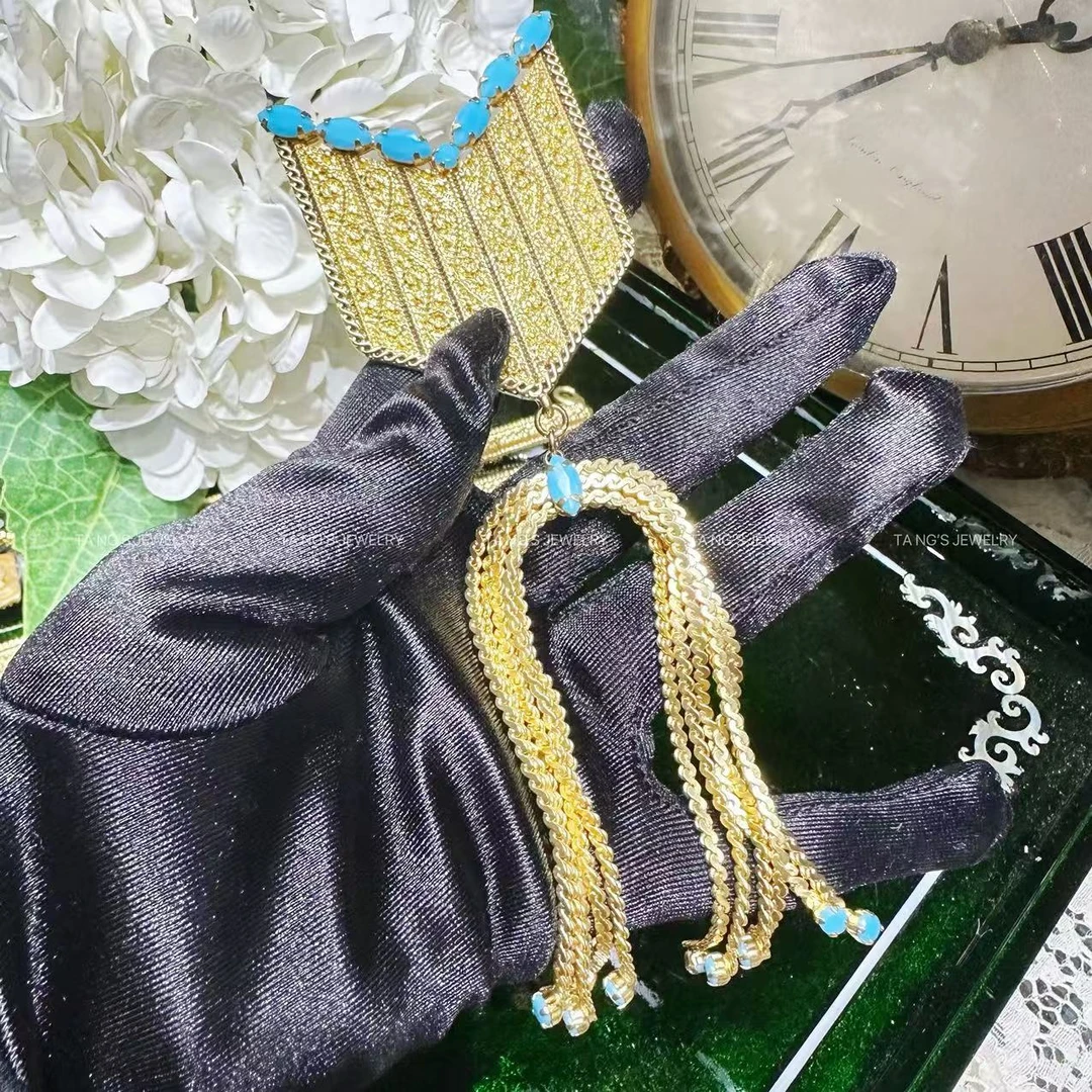 铜合金胸针 Z1141古典与现代｜宫廷盾牌  经典珍藏胸针