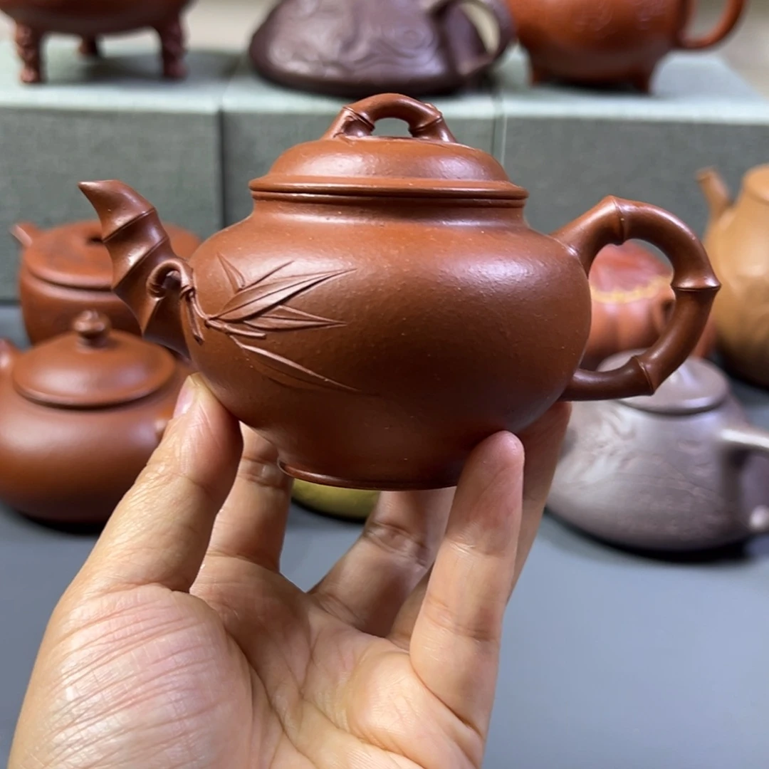 紫砂茶壶竹报春150CC