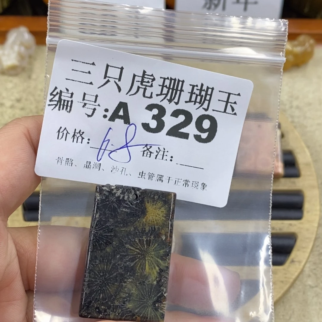 硅化珊瑚（珊瑚玉）1未镶嵌木*