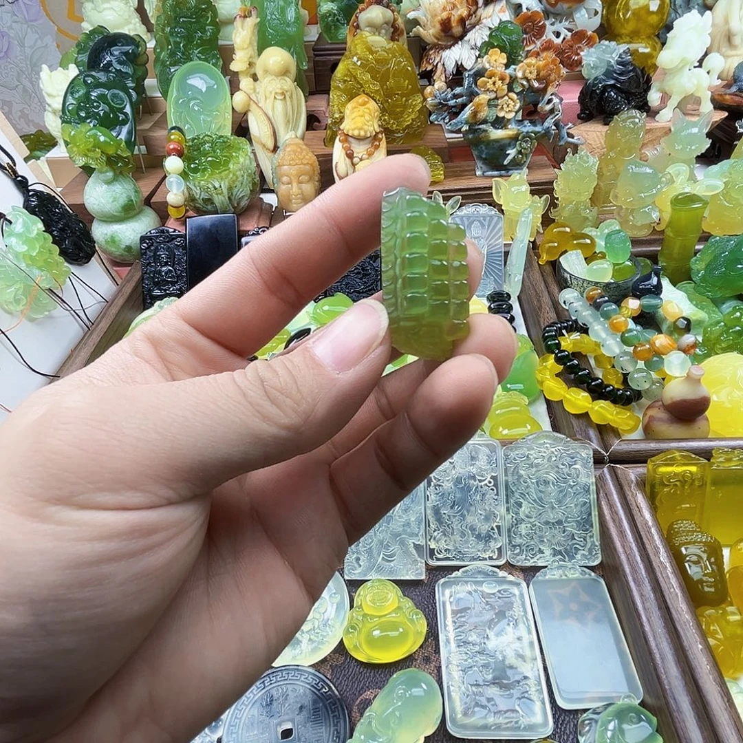 岫玉未镶嵌吊坠(不含链)