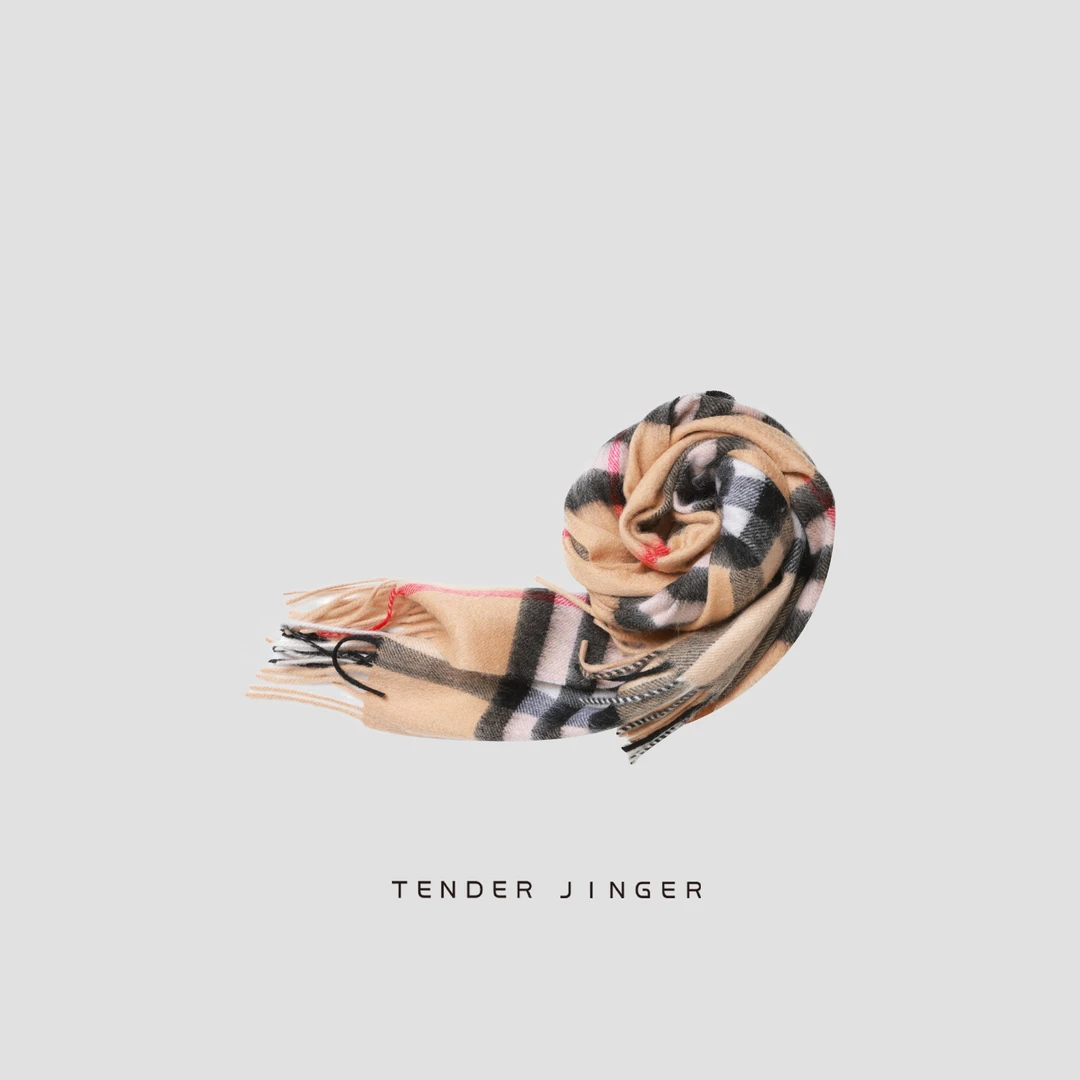 Tender Jinger|线下专供 英伦风羊绒格子围巾T53BBS90128