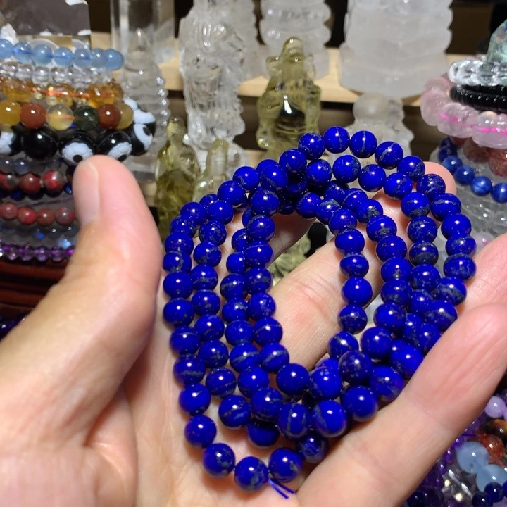 石英石铁合金7mm108手串