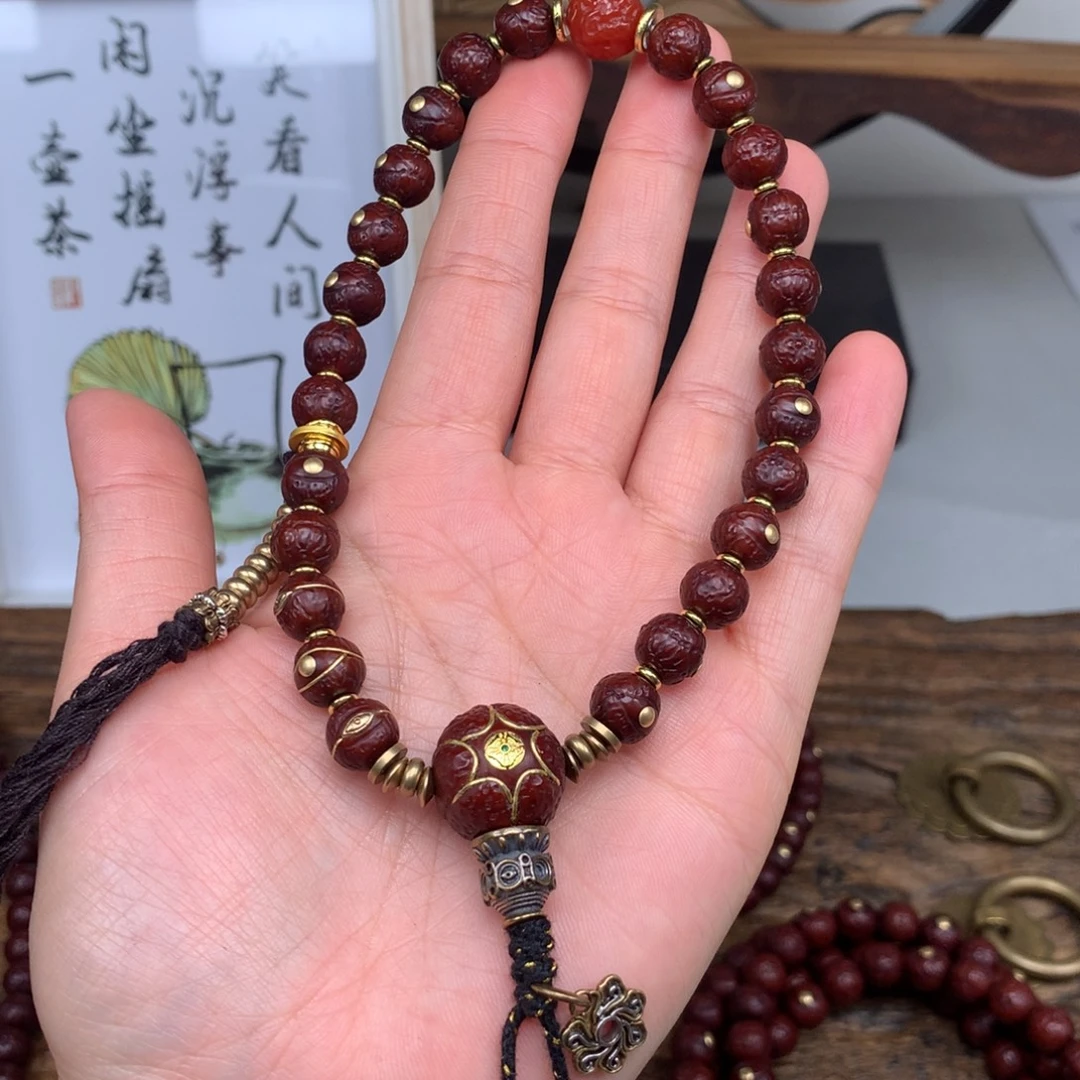 凤眼菩提吊坠8.8 满配 手持