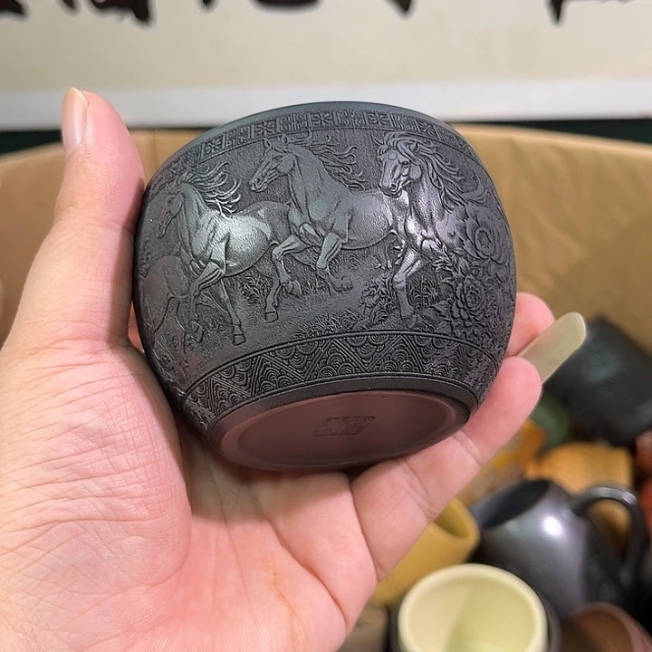 茶杯紫砂全手工紫砂主人杯