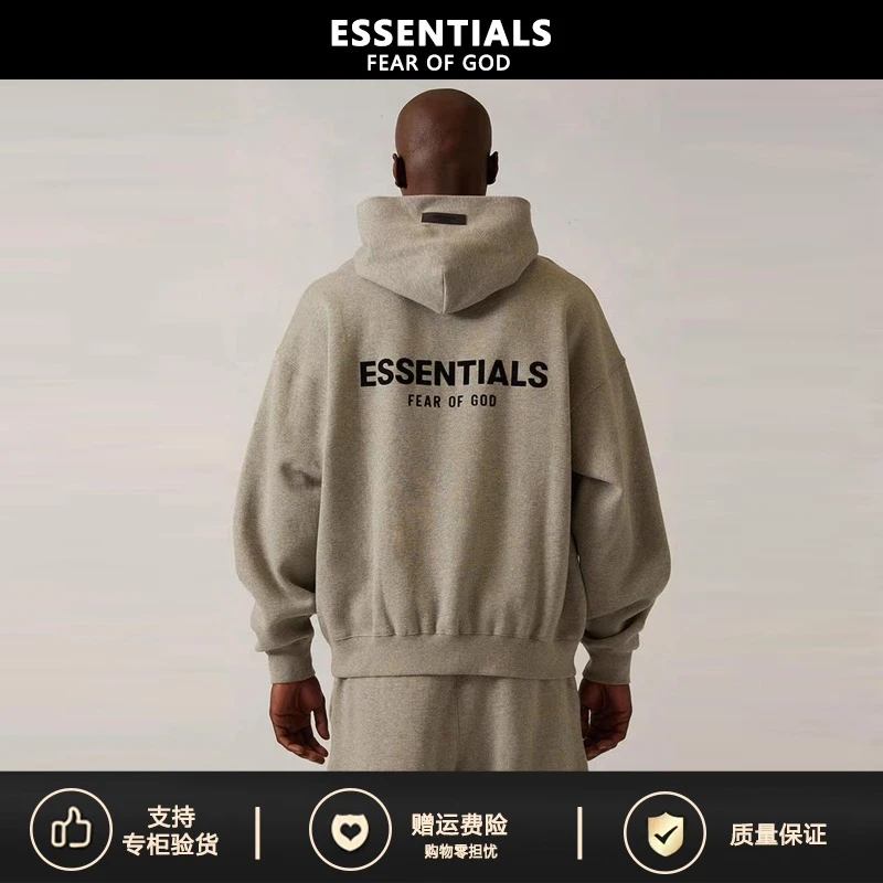 【顺丰包邮】22款第八季连帽植绒帽衫卫衣百搭潮流休闲美式宽松纯色