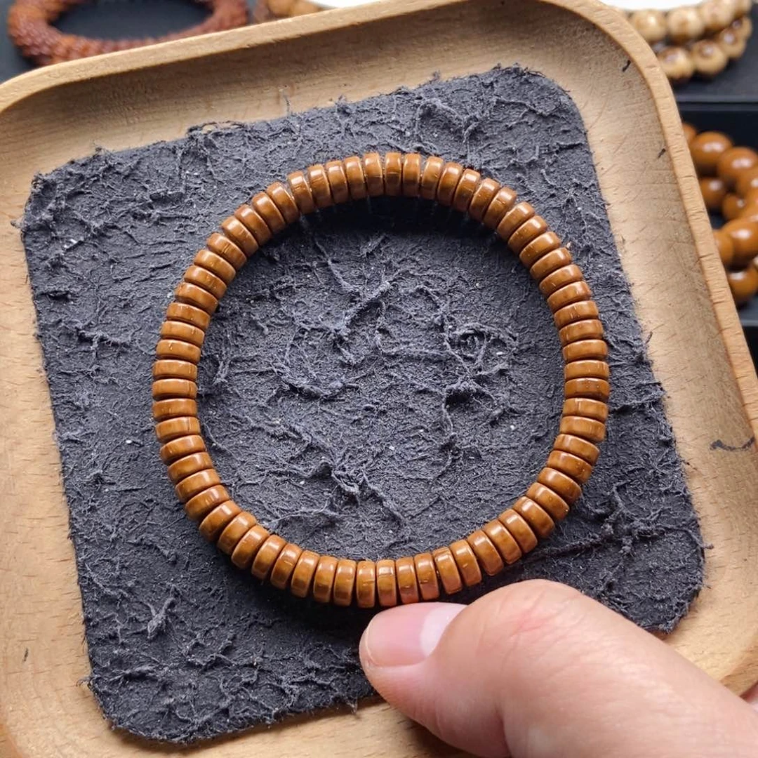 紫金鼠手串7/3mm实心鼠片