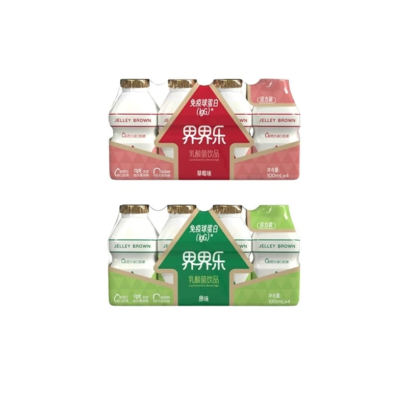 界界乐活力装原味草莓味100ml/瓶*20瓶