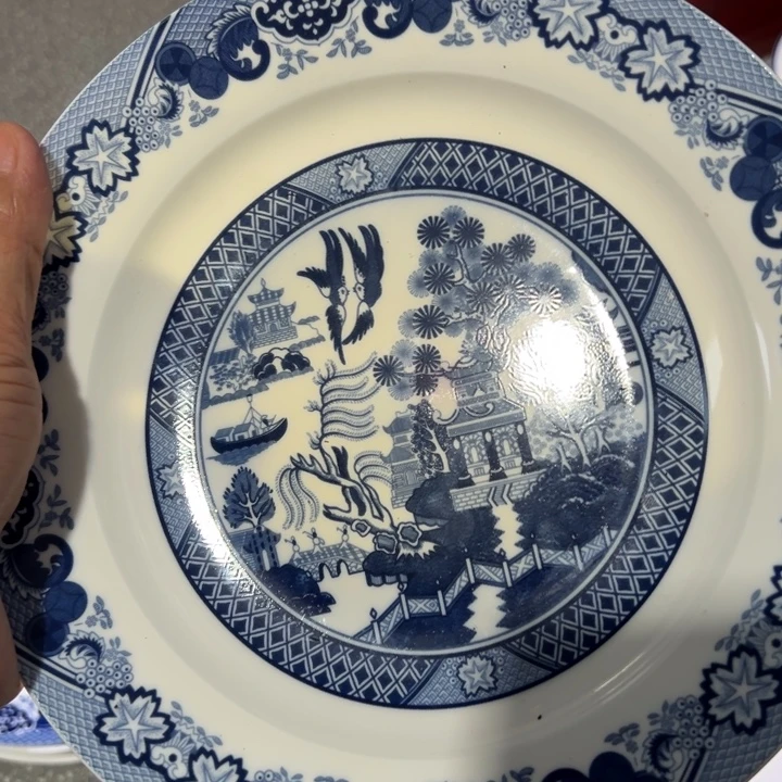 八寸古典园林深盘老标