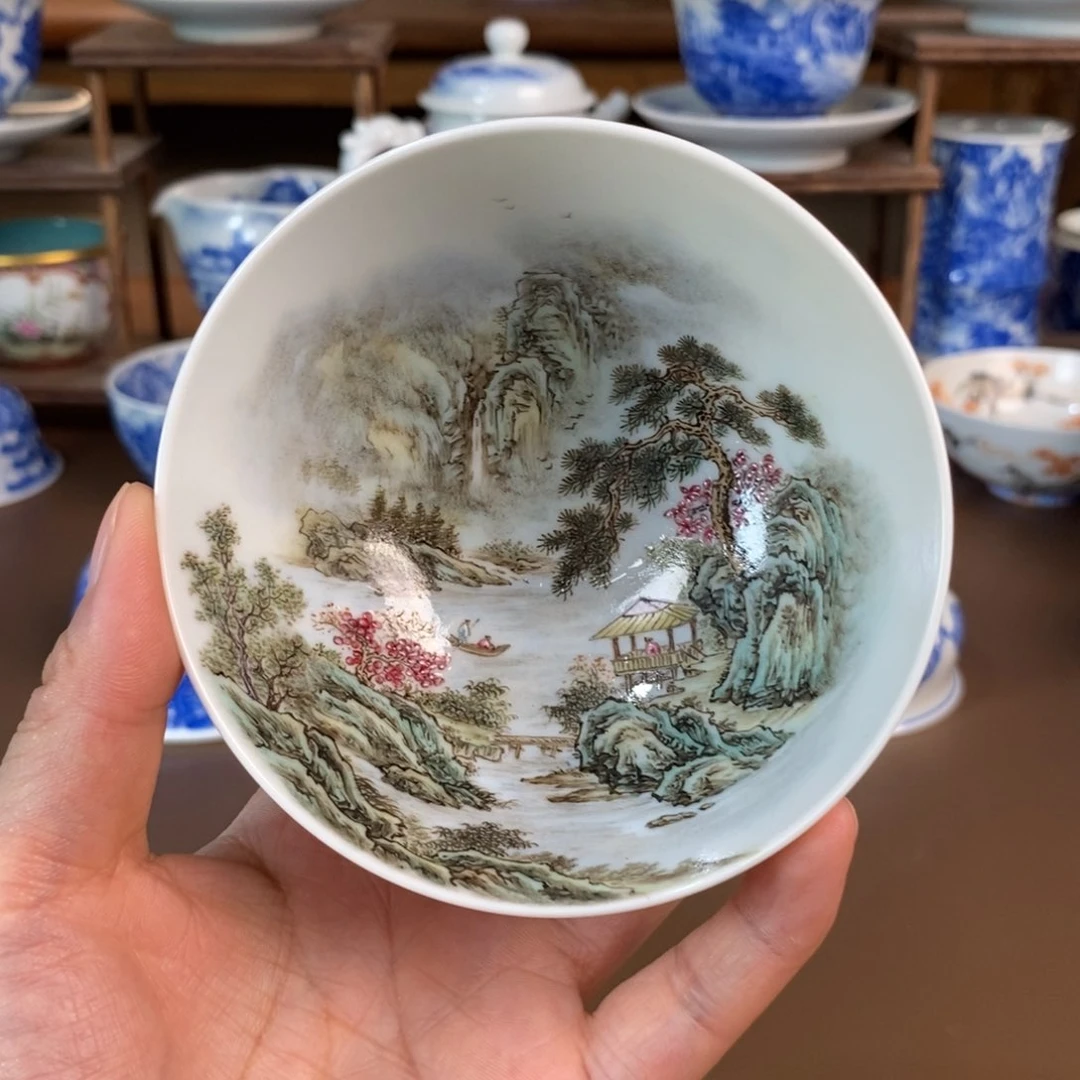 杯景德镇陶瓷手工手绘