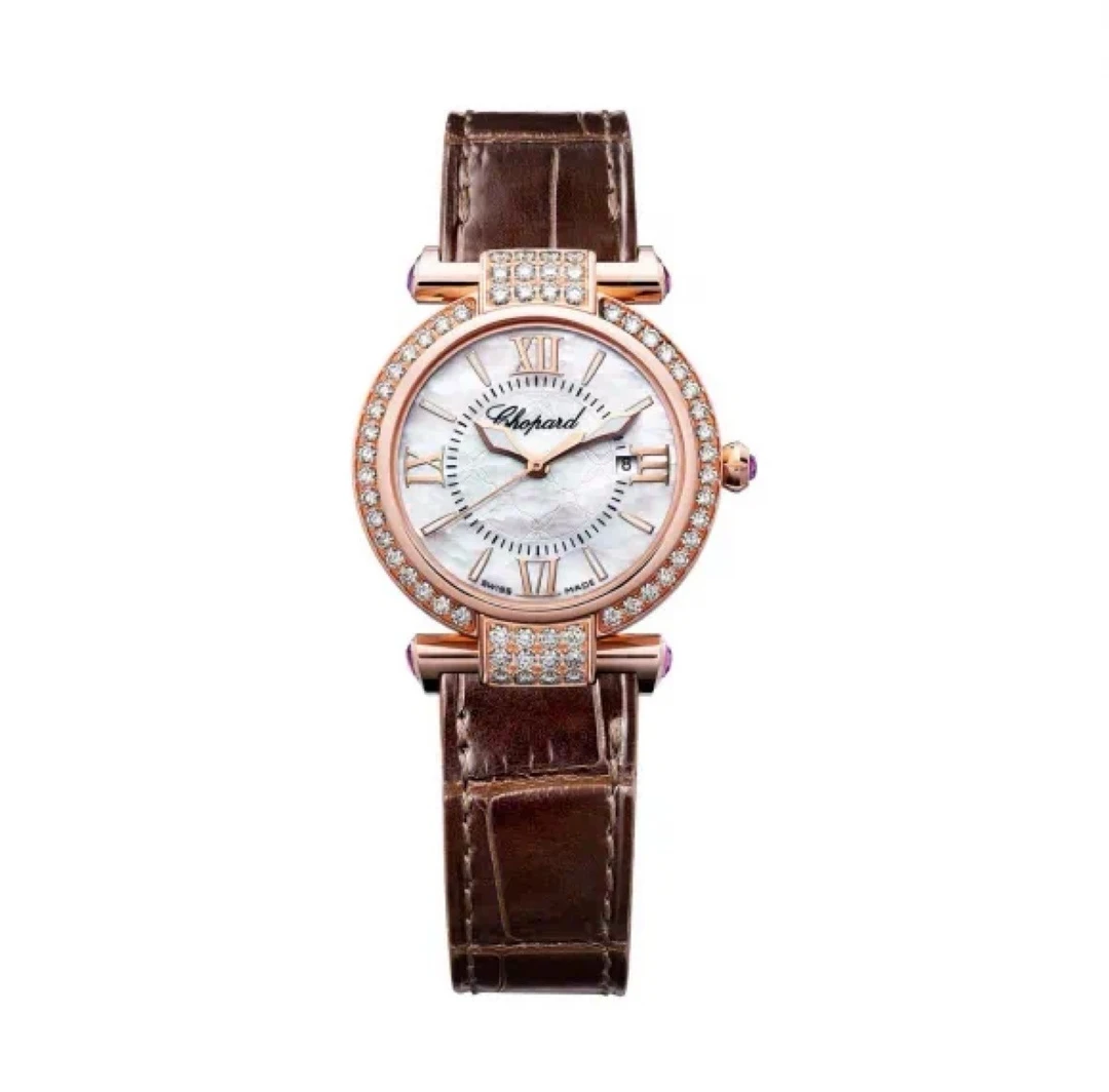 99新 Chopard/萧邦 IMPERIALE系列384238-5003腕表原钻/玫瑰金