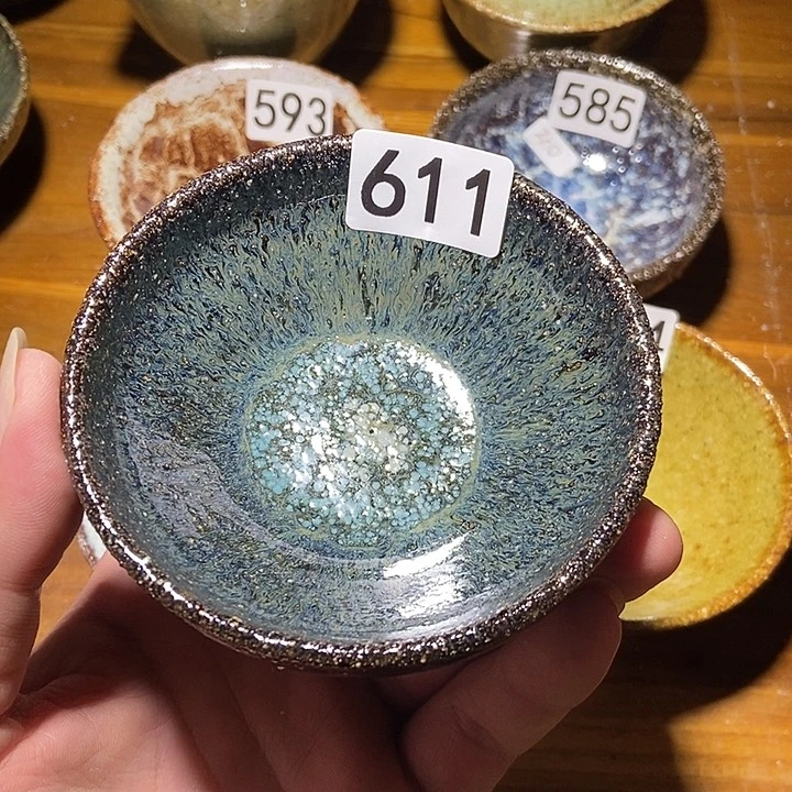 茶盏建窑建盏落灰烧