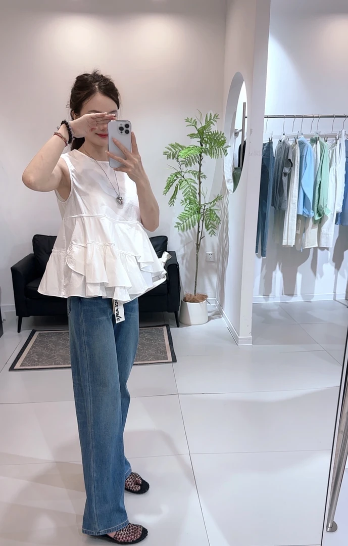 代嘉儿牛仔裤直筒夏季新款