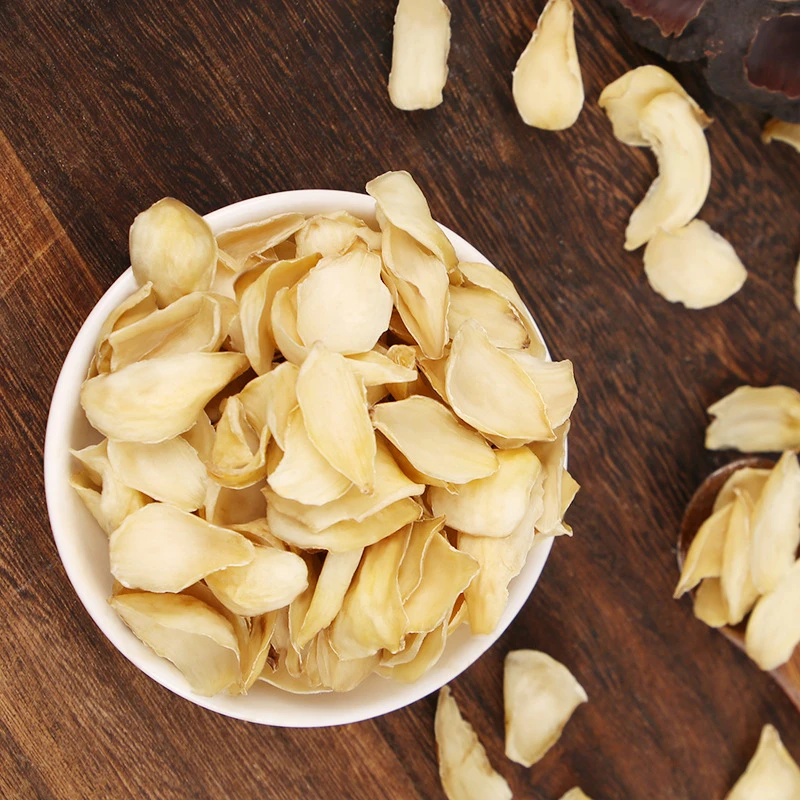 【干百合】湖南百合干货打粉百合颗粒大百合片新货材