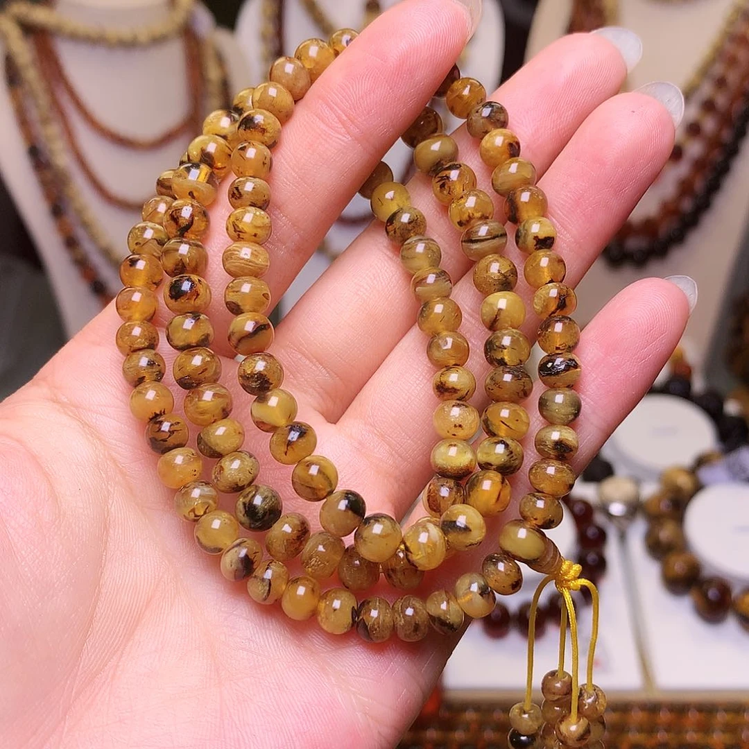 琥珀裸石未镶嵌抚顺琥珀6