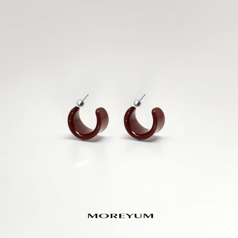 铜合金耳饰 时尚轻奢气质高级感百搭望舒耳钉