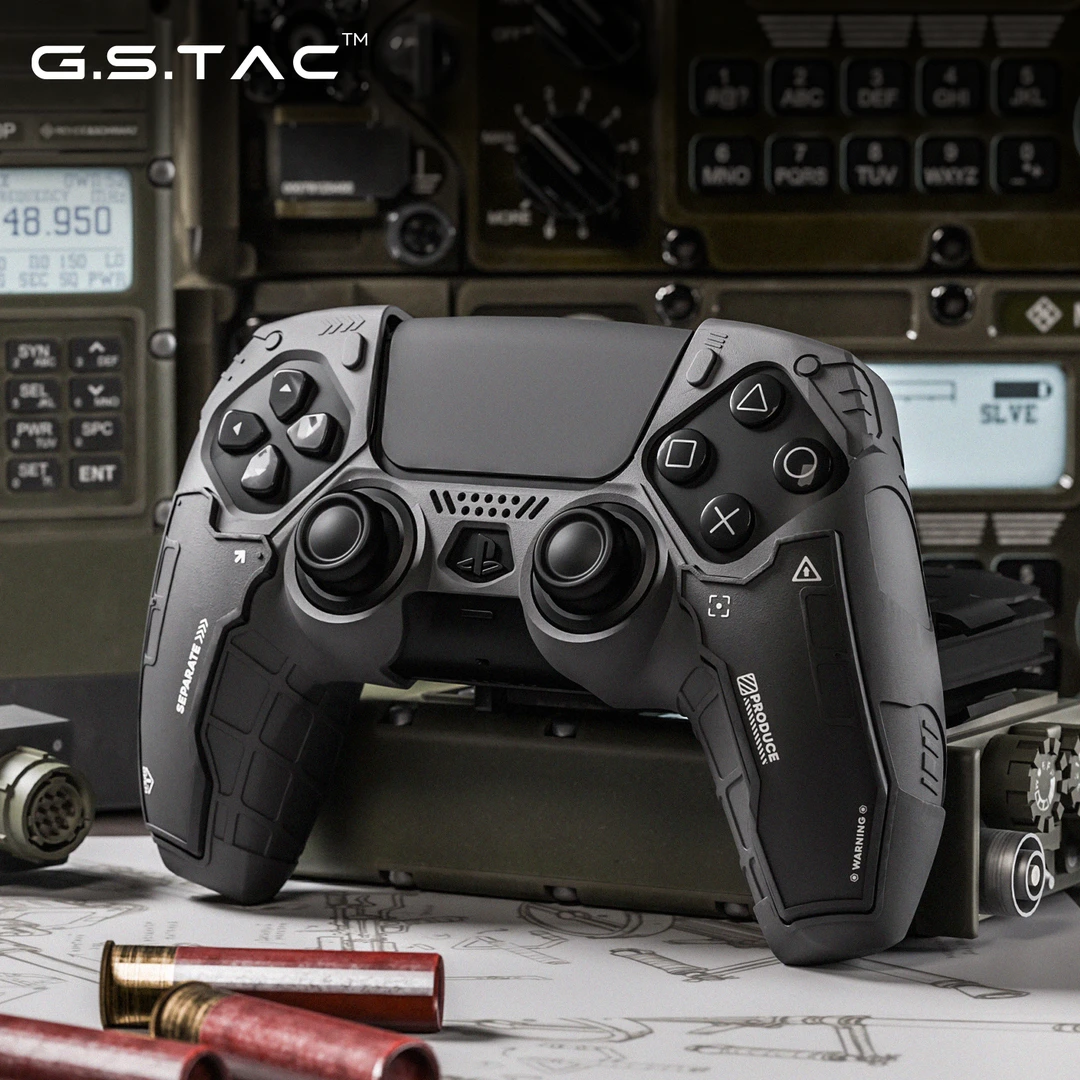 PS5战术先遣队手柄保护套硅胶软壳摇杆帽G.S.TAC系列硬汉FPS游戏