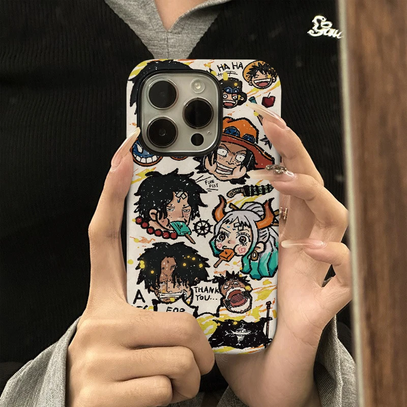 苹果16手机壳iphone15promax小米14华为13适用12海贼王oppo男vivo