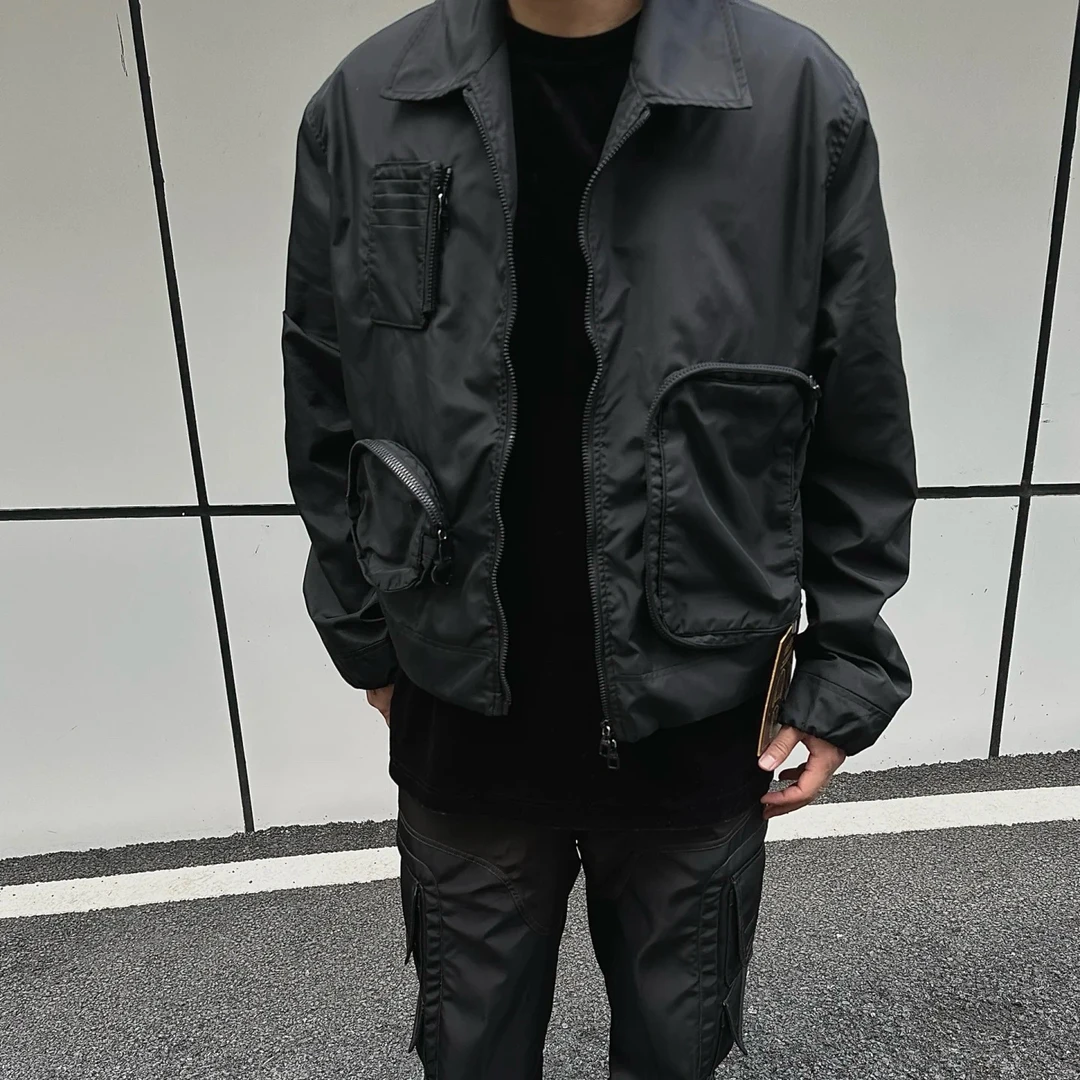 99新 LouisVuitton/路易威登 3609/内里满印战术口袋机能夹克外套