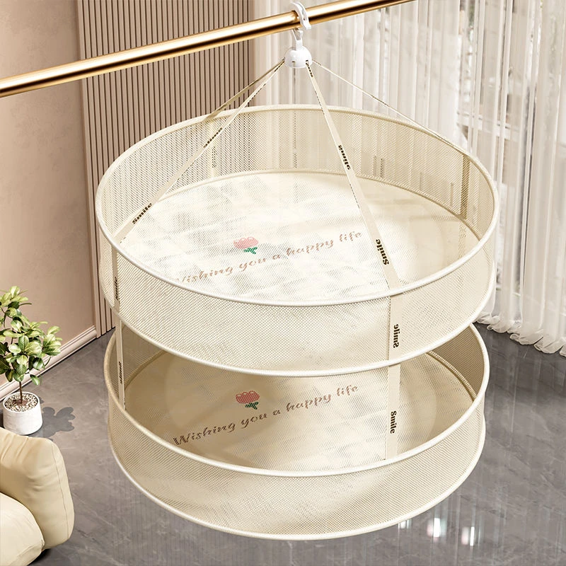 晾衣网晒袜子神器家用晒衣篮羊绒衫平铺毛衣晾晒网兜凉袜子晾晒架