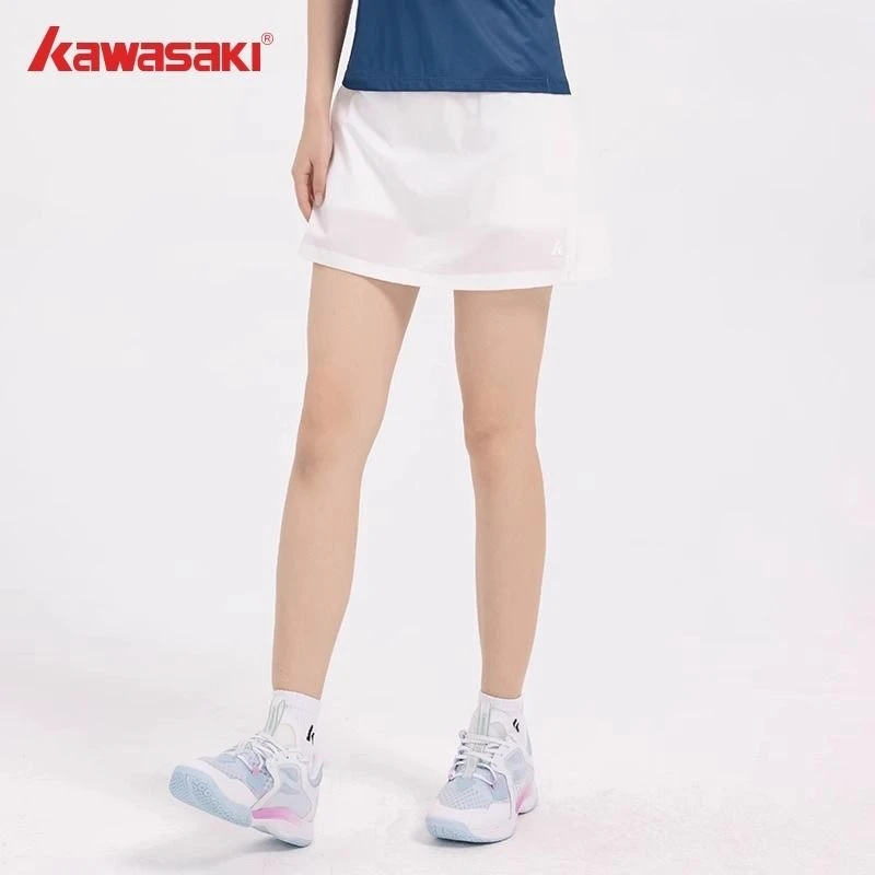 kawasaki/川崎羽毛球裙短裙半身裙女款速干吸汗透气休闲梭织裙