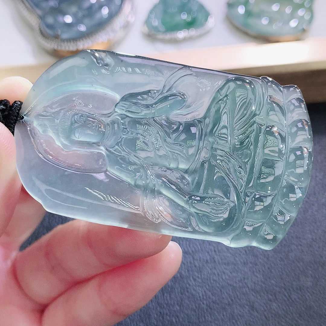 翡翠未镶嵌挂件翡翠