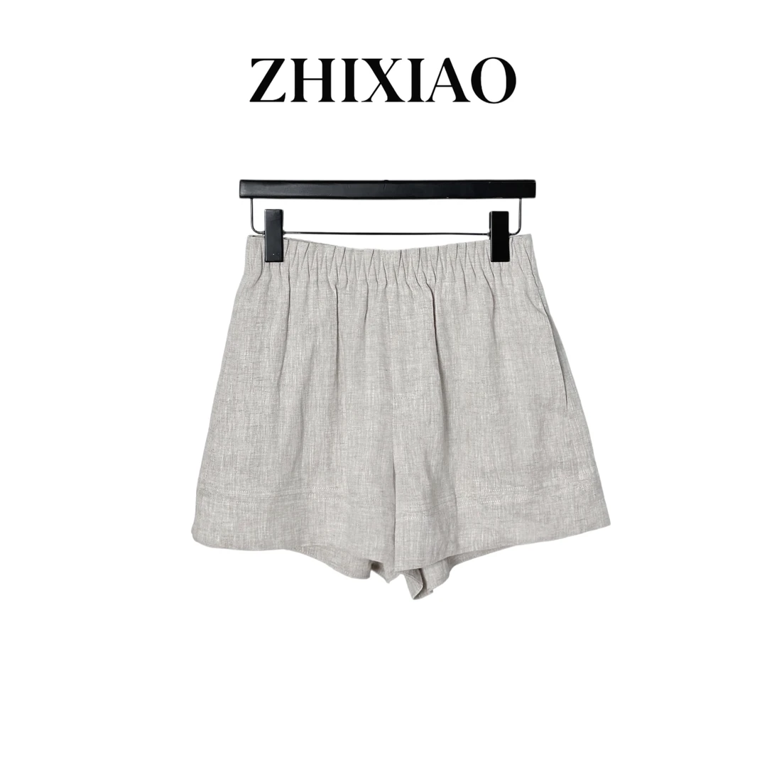 【ZHIXIAO】夏季新款：麻料短裤16760