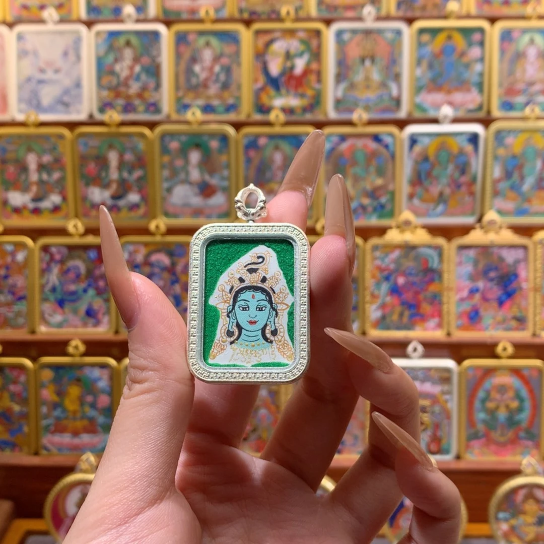 吊坠般若唐卡非遗传承