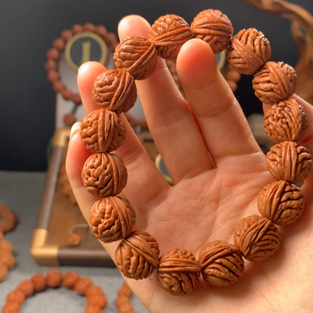 文玩核桃吊坠19尺寸刺龙